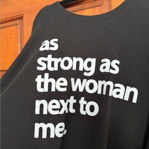 Black Crewneck Graphic Sweatshirt